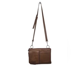 Tignanello Tan Leather Shoulder/Crossbody Bag